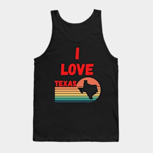 I Love Texas Tank Top